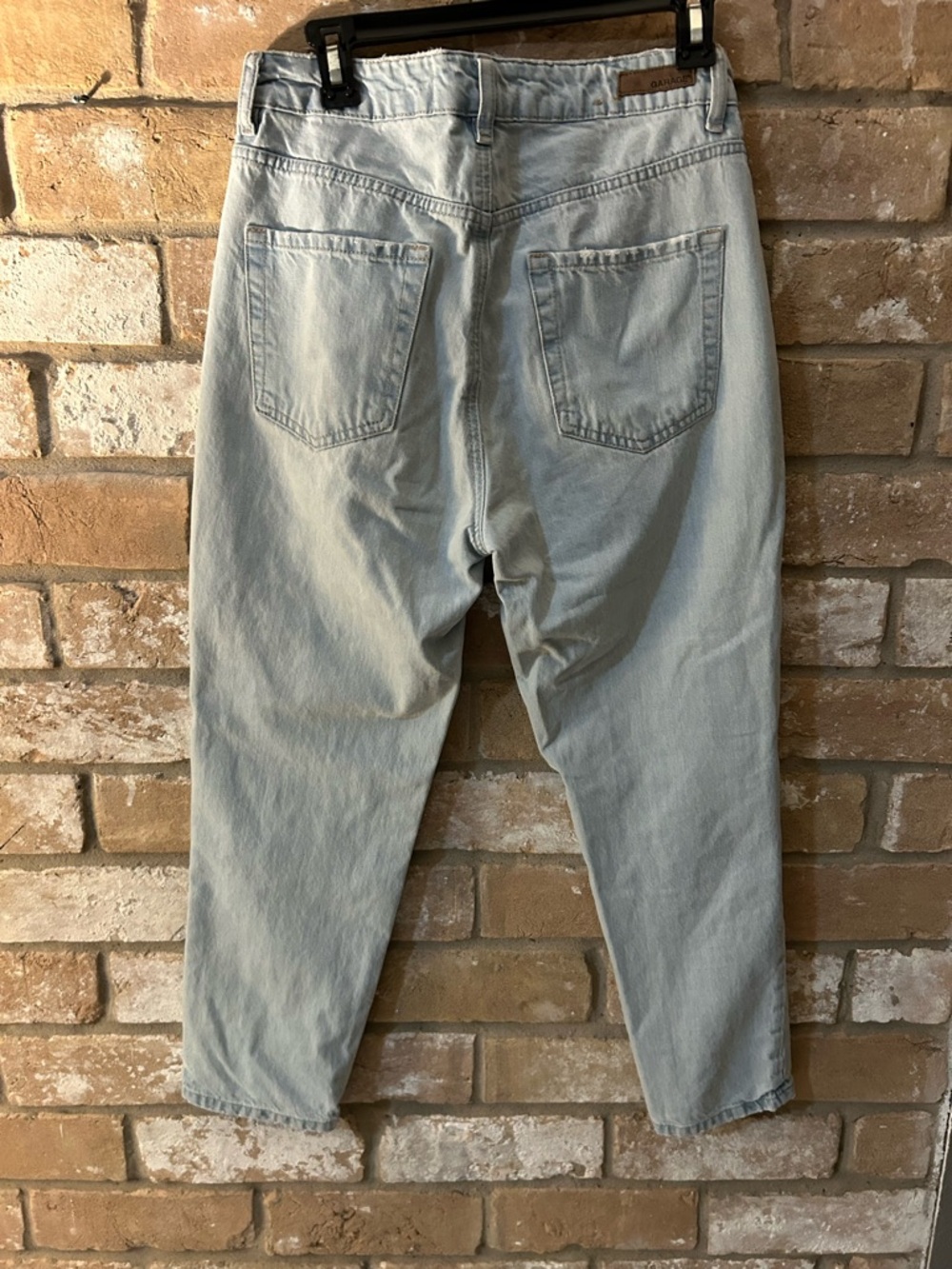 Garage Light Blue Denim Jeans. “Mom jeans”  Size 9.